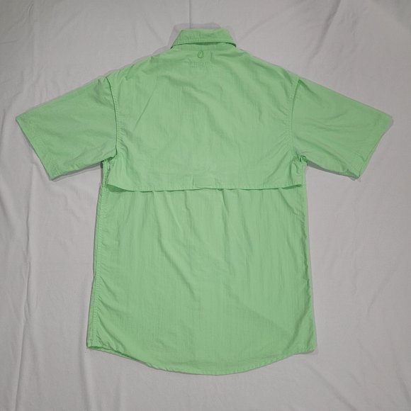 Magellan Sports Wear Mens Green Shirt Button Down Short Sleeves Sz S - Picture 7 of 10